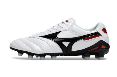 Mizuno Morelia Neo 2 FG Football Boots - White/Crimson Black/Crimson White
