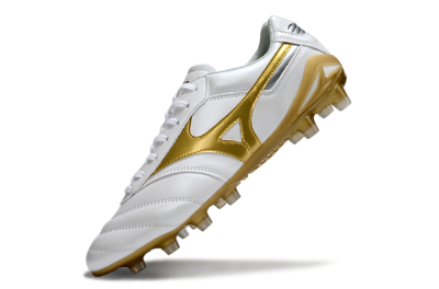 Mizuno Morelia Neo 2 FG Football Boots - White/Golden Pearl/Classic White