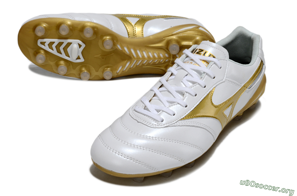 Mizuno Morelia Neo 2 FG Football Boots - White/Golden Pearl/Classic White 0