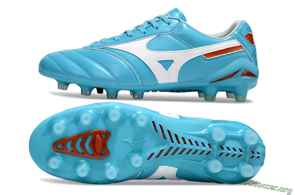 Mizuno Morelia Neo 2 FG Football Boots - Cyan/Bright Cyan/White 1