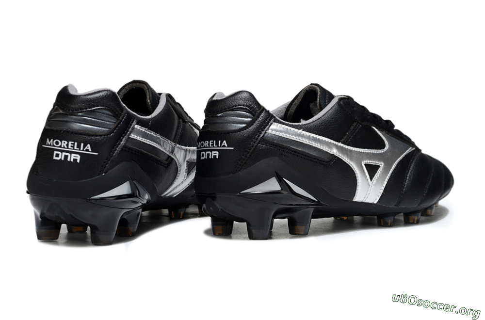 Mizuno Morelia Neo 2 FG Football Boots - Black/Midnight Black/Silver Shine 6