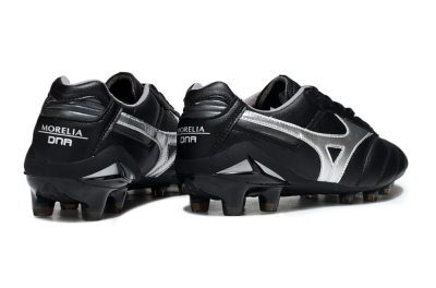 Mizuno Morelia Neo 2 FG Football Boots - Black/Midnight Black/Silver Shine