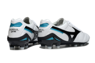 Mizuno Morelia Neo 2 FG Football Boots - White/Midnight Black/Turquoise