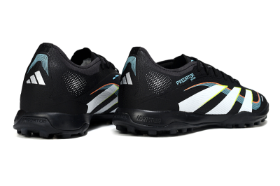 Adidas Predator 25 Elite TF Football Shoes - Black/Electric Yellow/Frosted Blue