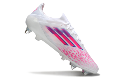 Adidas F50 Elite SG Football Boots - White/Electric Pink/Blue Mirage