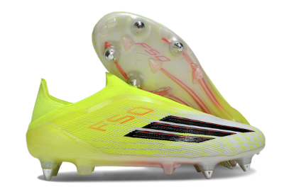 Adidas F50 Elite Laceless SG Football Boots - Yellow/Neon Yellow/Black
