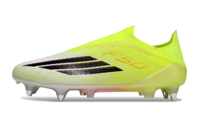 Adidas F50 Elite Laceless SG Football Boots - Yellow/Neon Yellow/Black