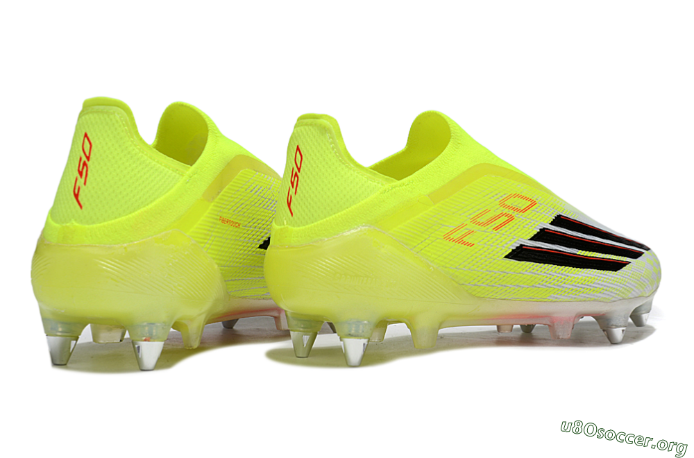 Adidas F50 Elite Laceless SG Football Boots - Yellow/Neon Yellow/Black 6