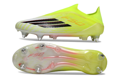 Adidas F50 Elite Laceless SG Football Boots - Yellow/Neon Yellow/Black
