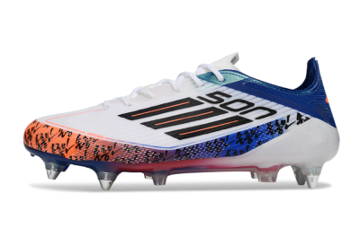 SON x Adidas F50 Elite SG Football Boots - White/Vibrant Orange/Deep Blue