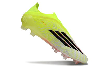 Adidas F50 Elite Laceless FG Football Boots - Yellow/Charger Yellow/Neon Pink