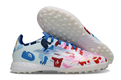 Adidas F50 Pro TF Football Shoes - Pink/Blue Wave/Pink Splash