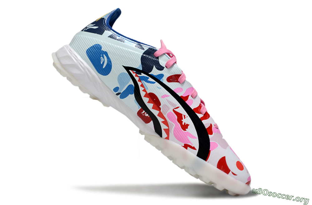 Adidas F50 Pro TF Football Shoes - Pink/Blue Wave/Pink Splash 4