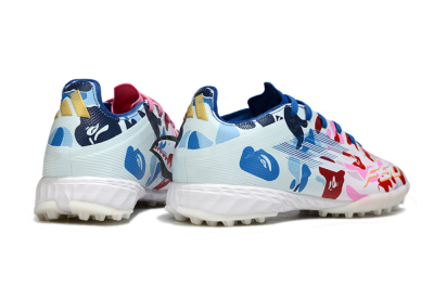 Adidas F50 Pro TF Football Shoes - Pink/Blue Wave/Pink Splash