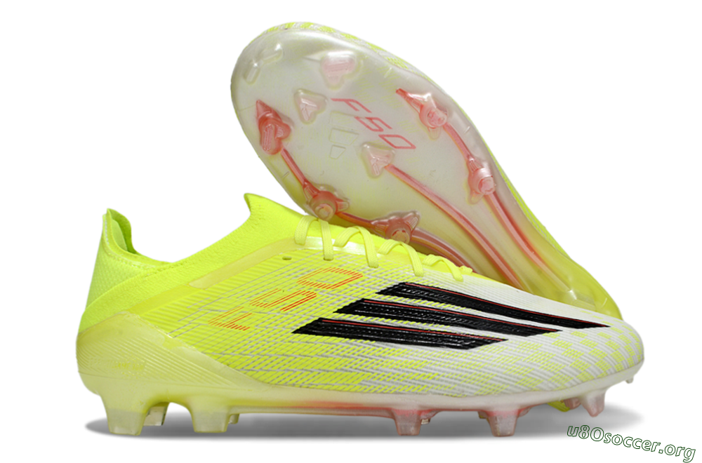 Adidas F50 Elite FG Football Boots - Yellow/Neon Green/Black 2