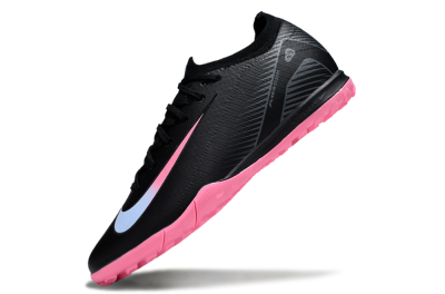 Nike Air Zoom Mercurial Vapor 16 Elite TF Football Shoes - Black/Vibrant Pink/Cool Cyan