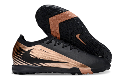 Nike Air Zoom Mercurial Vapor 16 Elite TF Football Shoes - Black/Rose Gold/Charcoal