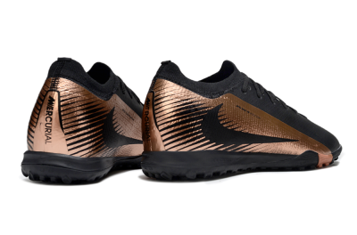 Nike Air Zoom Mercurial Vapor 16 Elite TF Football Shoes - Black/Rose Gold/Charcoal