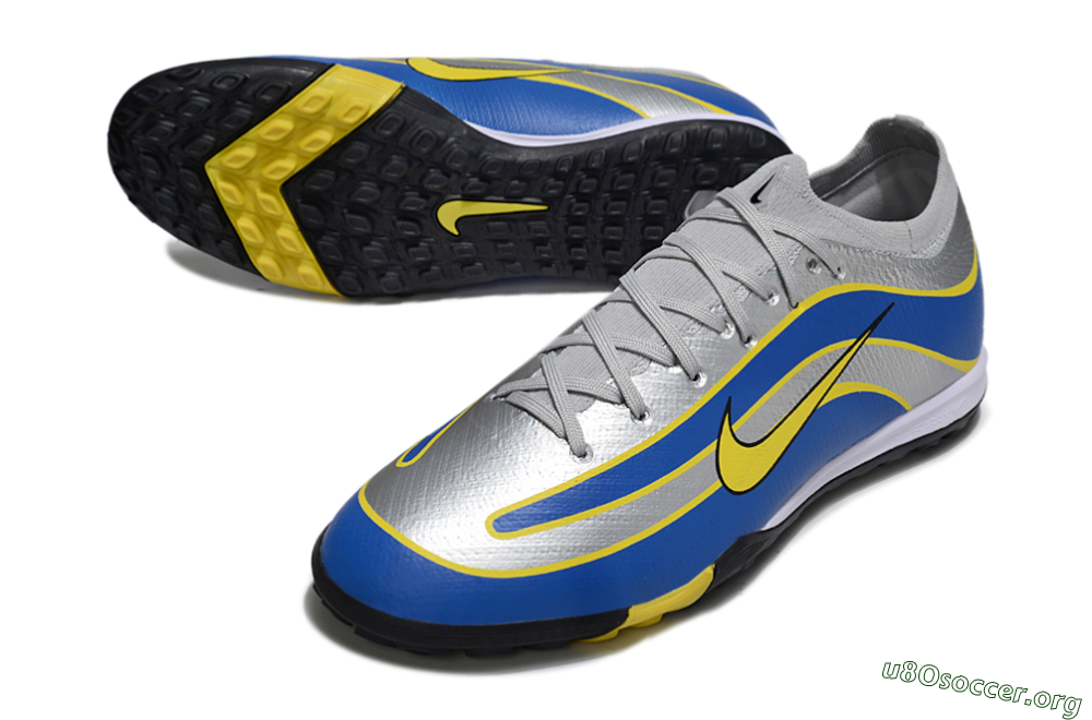 Nike Air Zoom Mercurial Vapor 16 Elite TF Football Shoes - Blue/Electric Blue/Sunny Yellow 0