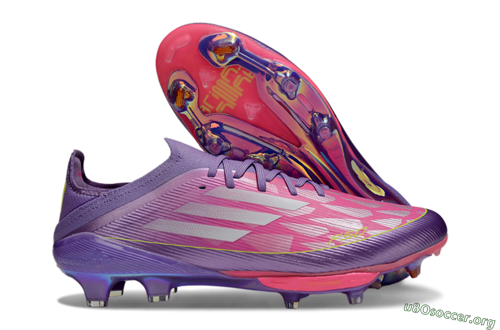 Adidas F50+ Elite Lightstrike Pro FG Football Boots - Purple/Vibrant Magenta/Metallic Rose 2