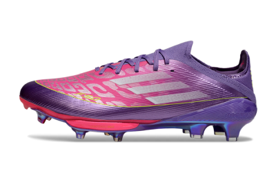 Adidas F50+ Elite Lightstrike Pro FG Football Boots - Purple/Vibrant Magenta/Metallic Rose