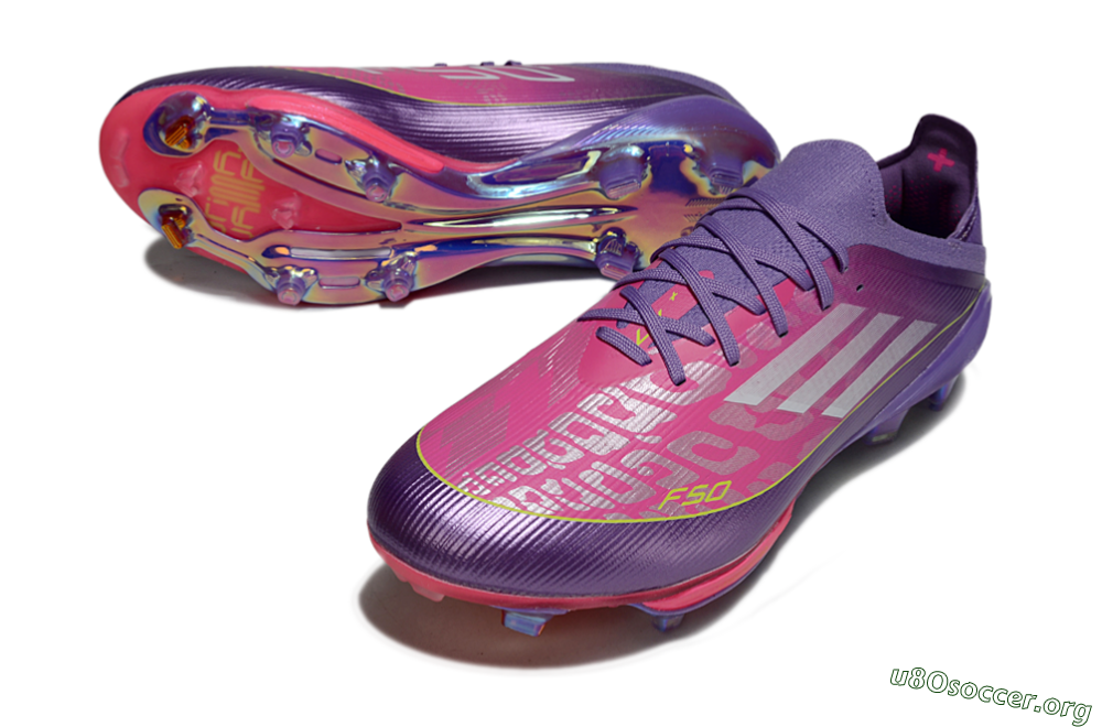 Adidas F50+ Elite Lightstrike Pro FG Football Boots - Purple/Vibrant Magenta/Metallic Rose 0