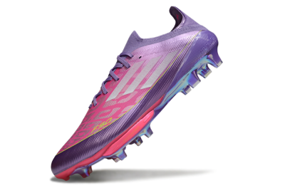 Adidas F50+ Elite Lightstrike Pro FG Football Boots - Purple/Vibrant Magenta/Metallic Rose