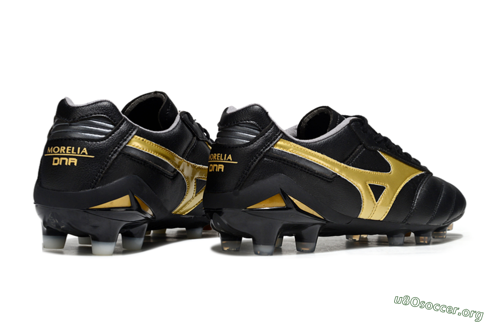 Mizuno Morelia Neo 2 FG Football Boots - Black/Metallic Gold/Classic Black 6