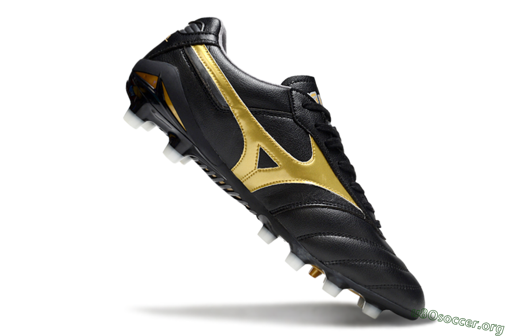 Mizuno Morelia Neo 2 FG Football Boots - Black/Metallic Gold/Classic Black 4