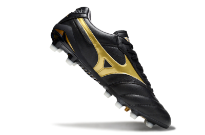 Mizuno Morelia Neo 2 FG Football Boots - Black/Metallic Gold/Classic Black