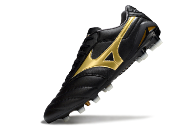 Mizuno Morelia Neo 2 FG Football Boots - Black/Metallic Gold/Classic Black
