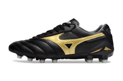 Mizuno Morelia Neo 2 FG Football Boots - Black/Metallic Gold/Classic Black