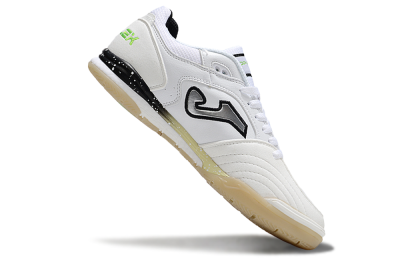 Joma Top Flex IC Football Shoes - White/Lime Green/Black