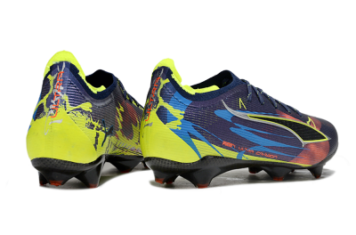 Puma Ultra Ultimate FG Football Boots - Navy/Electric Yellow/Dynamic Blue