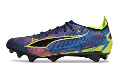 Puma Ultra Ultimate FG Football Boots - Navy/Electric Yellow/Dynamic Blue