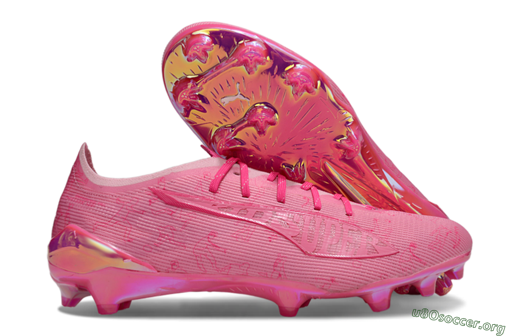 Puma Ultra Ultimate FG Football Boots - Pink/Vibrant Pink/Reflective Pink 2