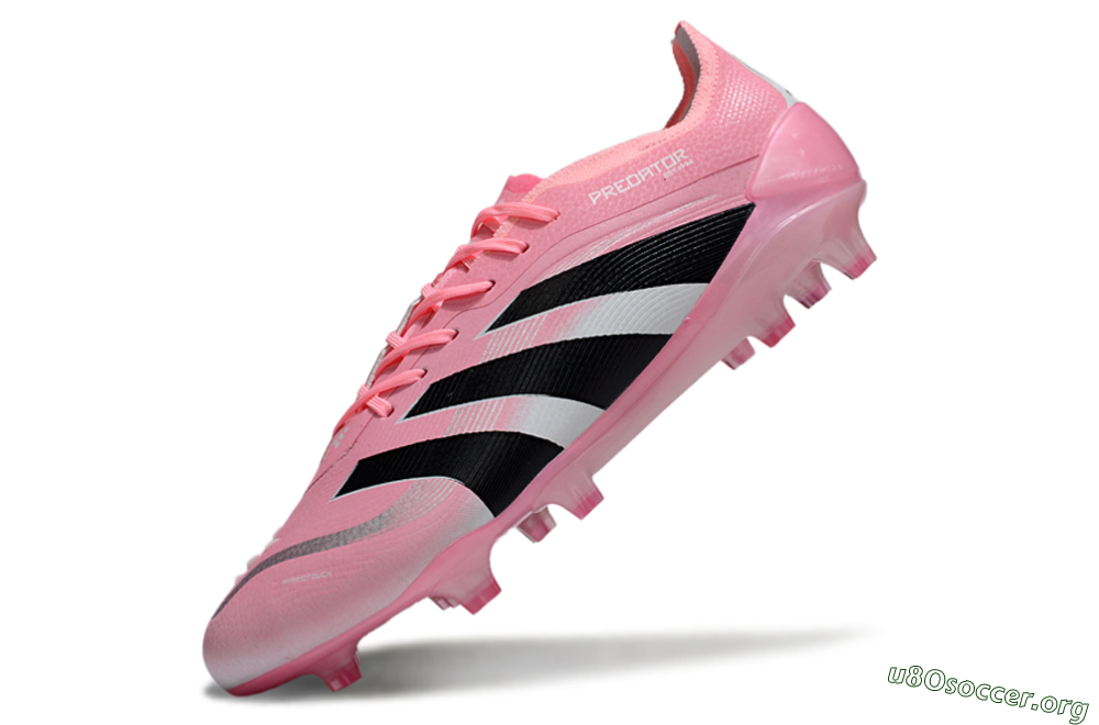 Adidas Predator 25 Elite FG Football Boots - Pink/Soft Pink/Jet Black 5