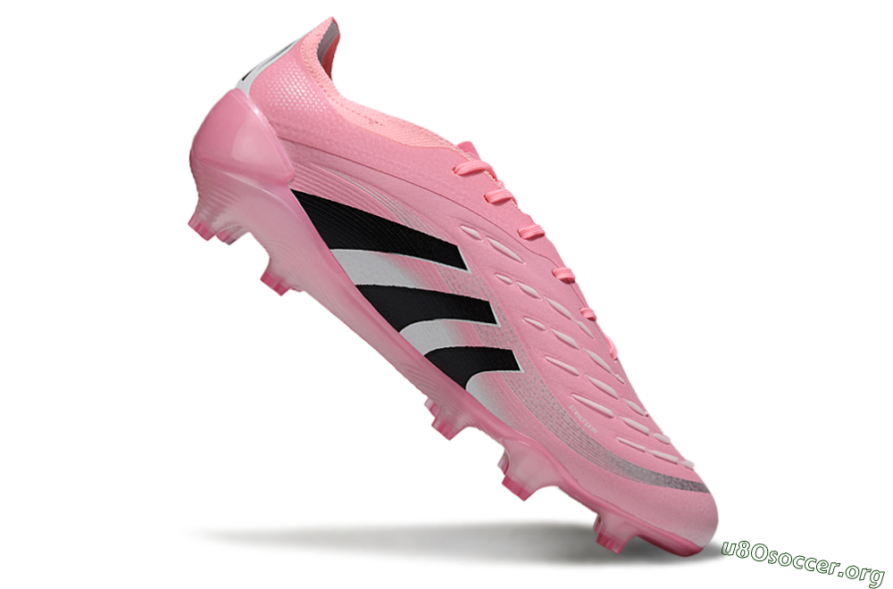 Adidas Predator 25 Elite FG Football Boots - Pink/Soft Pink/Jet Black 4