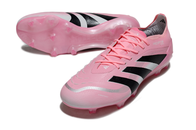 Adidas Predator 25 Elite FG Football Boots - Pink/Soft Pink/Jet Black