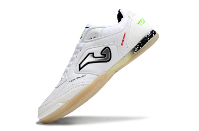 Joma Top Flex IC Football Shoes - White/Black/Green