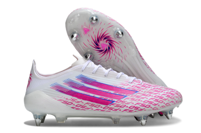 Adidas F50 Elite SG Football Boots - White/Bright Pink/Blue Fusion
