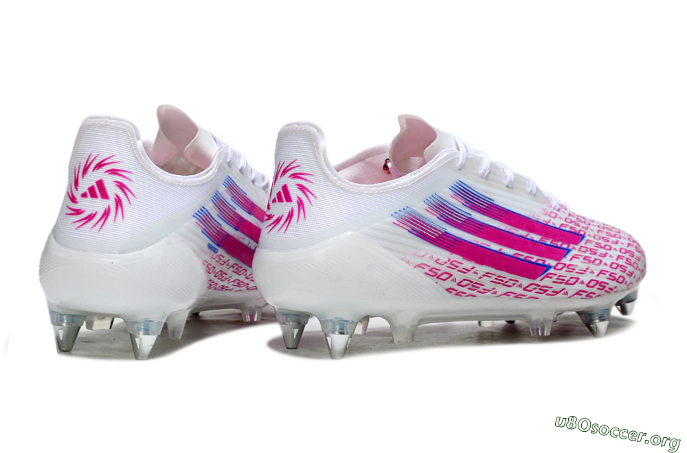 Adidas F50 Elite SG Football Boots - White/Bright Pink/Blue Fusion 6