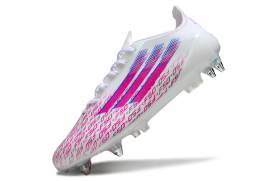 Adidas F50 Elite SG Football Boots - White/Bright Pink/Blue Fusion