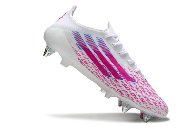 Adidas F50 Elite SG Football Boots - White/Bright Pink/Blue Fusion