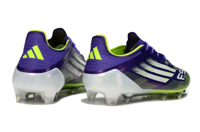 Adidas F50 Elite FG Football Boots - Purple/Vivid Green/Neon Purple