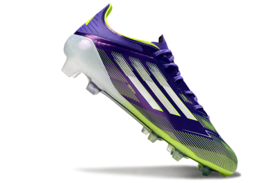 Adidas F50 Elite FG Football Boots - Purple/Vivid Green/Neon Purple