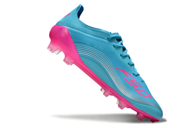 Messi x Adidas F50 Elite FG Football Boots - Cyan/Pink/Light Blue