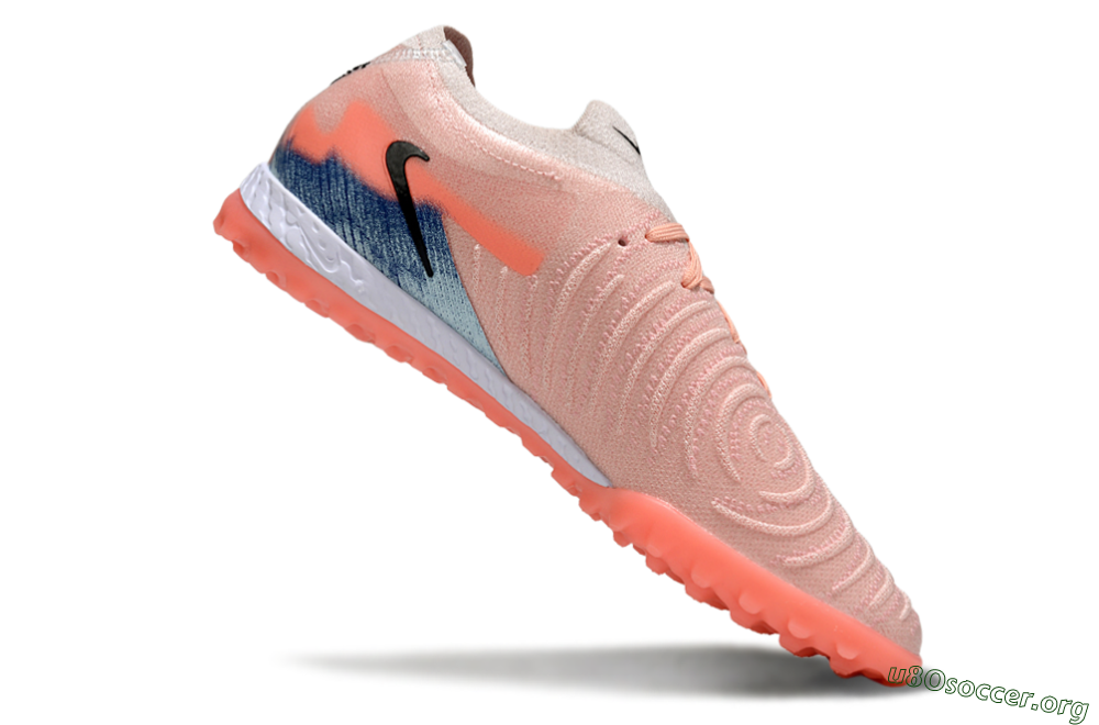 Nike Phantom GX 2 Elite TF Football Shoes - Pink/Coral Glow/Sky Blue 4
