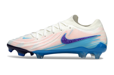 Nike Phantom GX 2 Elite FG Football Boots - White/Sky Blue/Purple