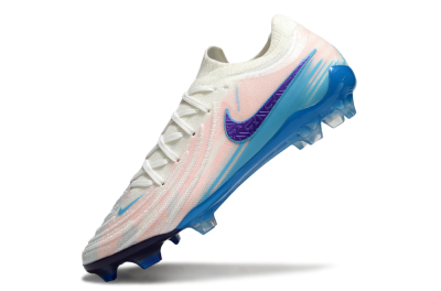 Nike Phantom GX 2 Elite FG Football Boots - White/Sky Blue/Purple